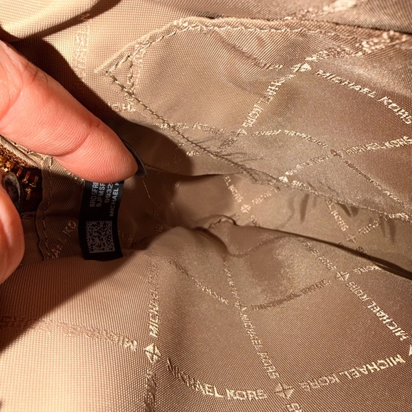 Michael Kors Tan and Brown Logo Crossbody Bag - Picture 9 of 11
